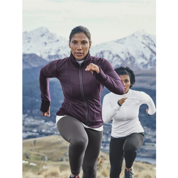 Athleta PrimaLoft Alpine Valley Tight Gray Size Small - Picture 7 of 9